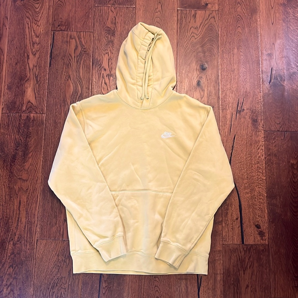 Nike Hoodie, yellow, medium